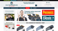 Desktop Screenshot of courroie-tondeuses.com
